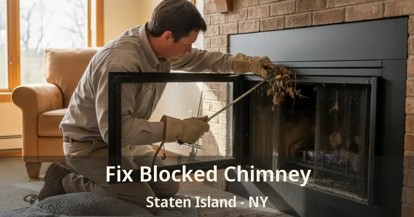 Fix Blocked Chimney Staten Island - NY